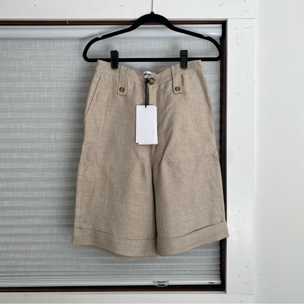 Rita Row Cha Linen Shorts in Natural (matching blazer also available)